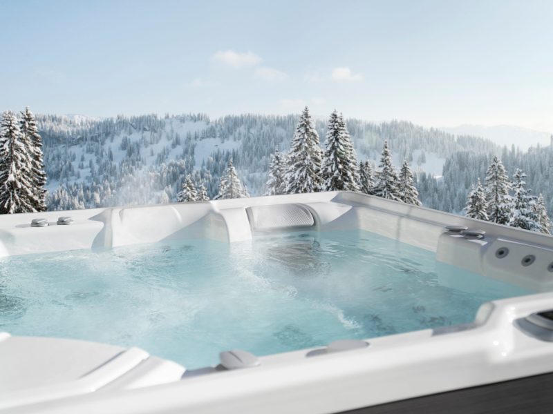 Spa hotspring vue neige