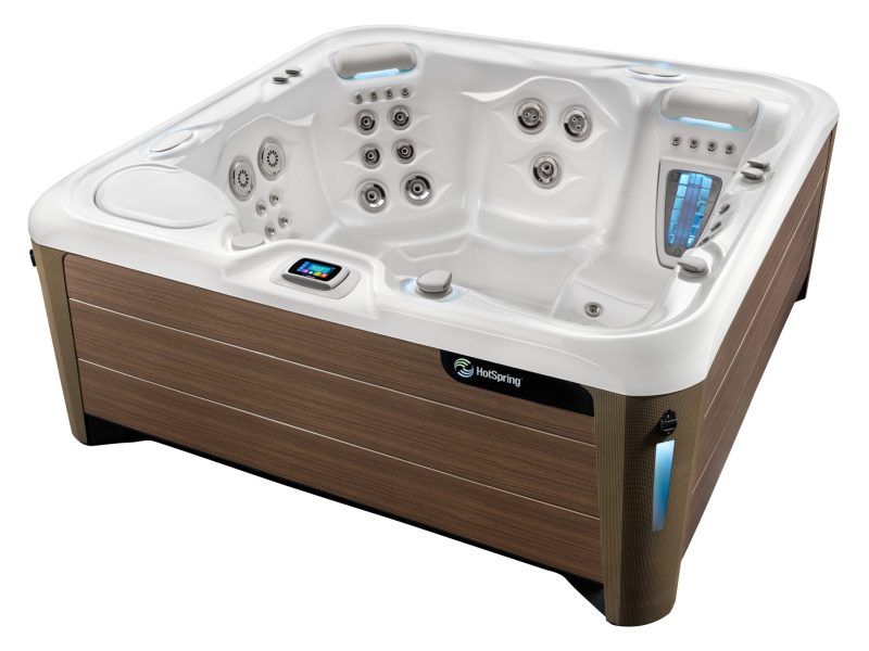 HotSpring Highlife 2019 Aria Alpine White Walnut High Angle